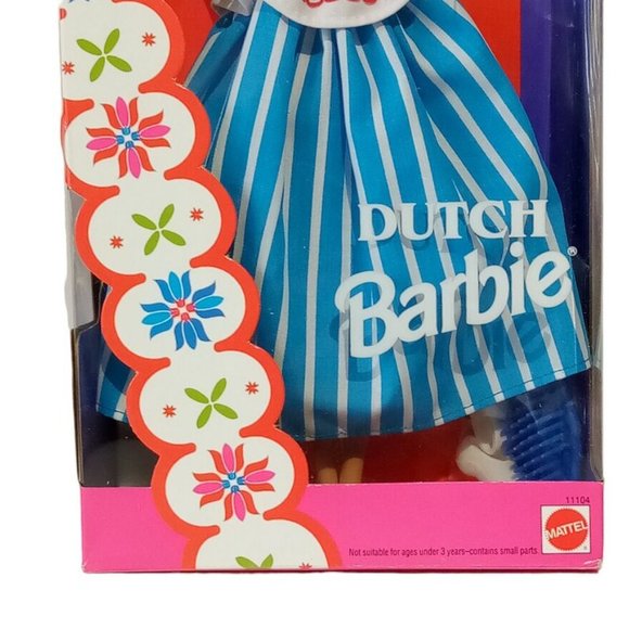 Dutch Barbie #11104 Vintage Mattel 1993 Dolls of the World MINT-NRFB Spcl Ed - Picture 2 of 11